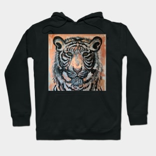 Inner Light Abstract Tiger Art Hoodie